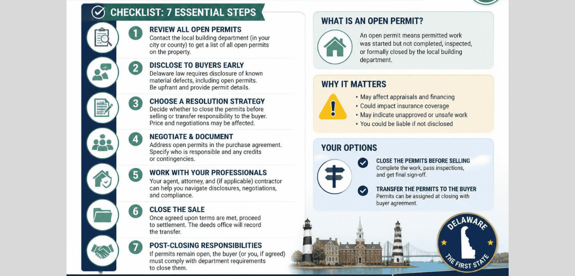 Selling to a Cash Buyer With Open Permits in Delaware