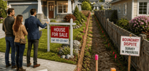 Can You Still Sell if There’s a Boundary Dispute Next Door?