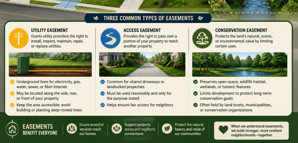 Common Types of Easements Found on a Home