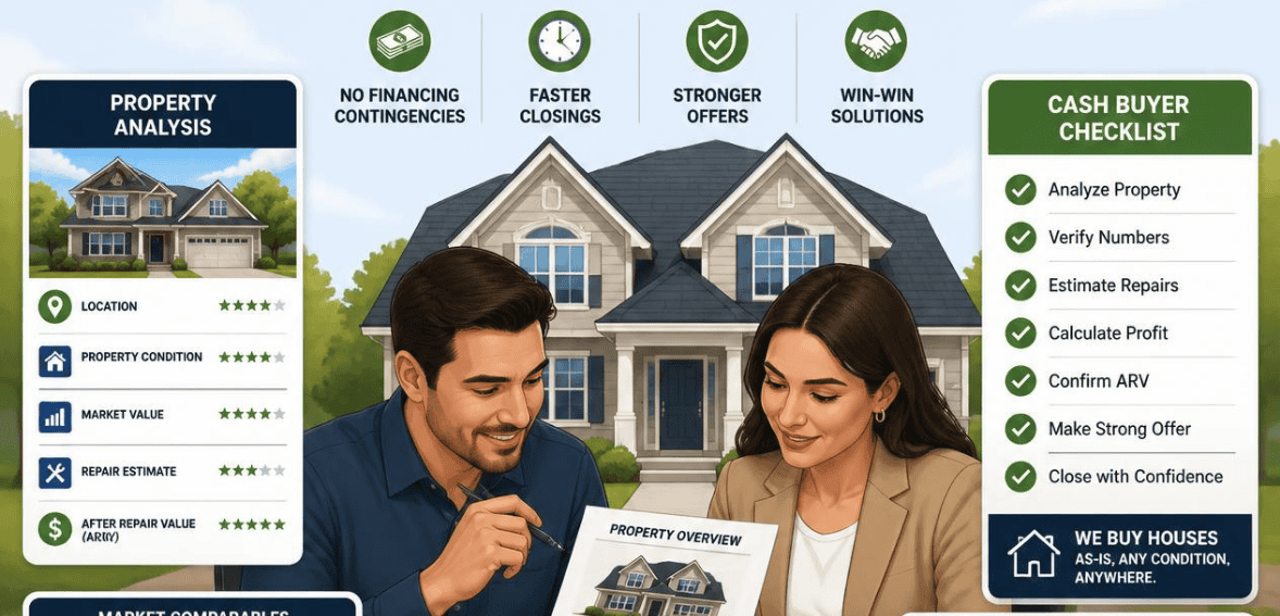 How Cash Buyers Put a Number on Your Home