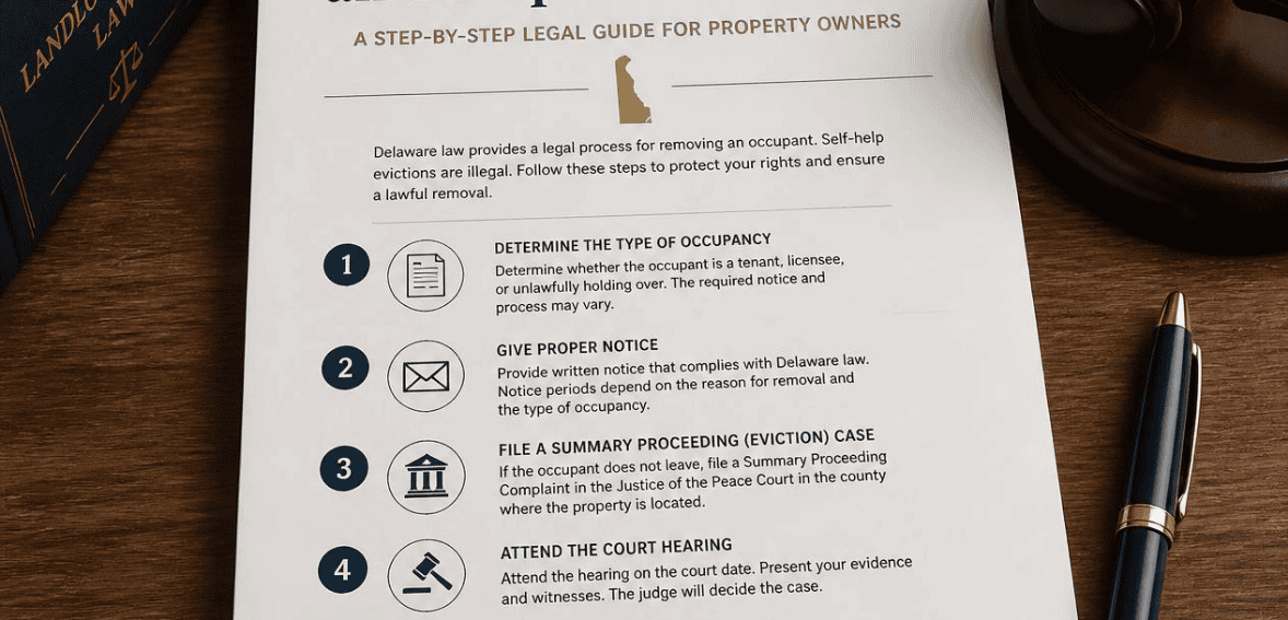 How to Remove an Occupant in Delaware