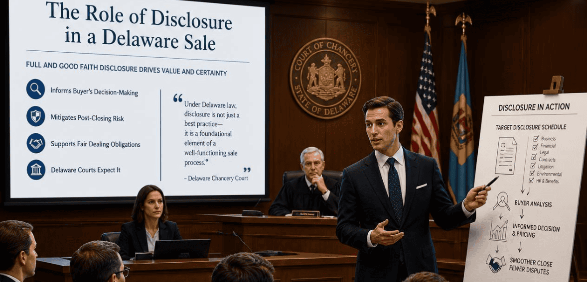 The Role of Disclosure in a Delaware Sale